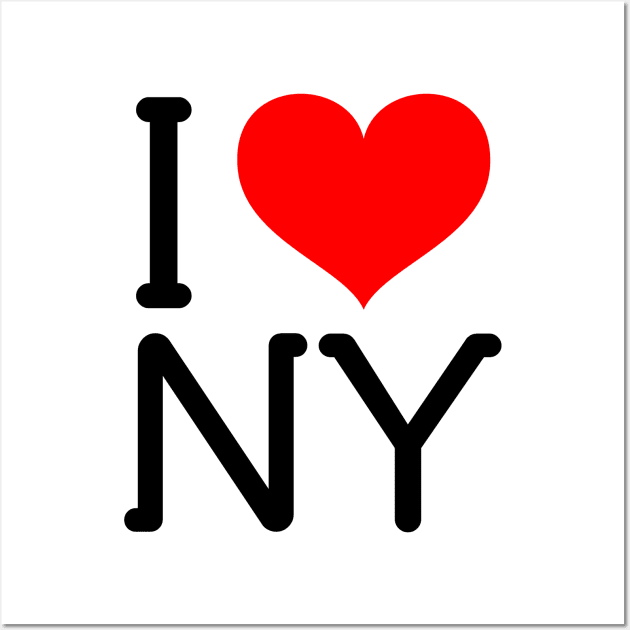 I Heart NY Wall Art by Evlar